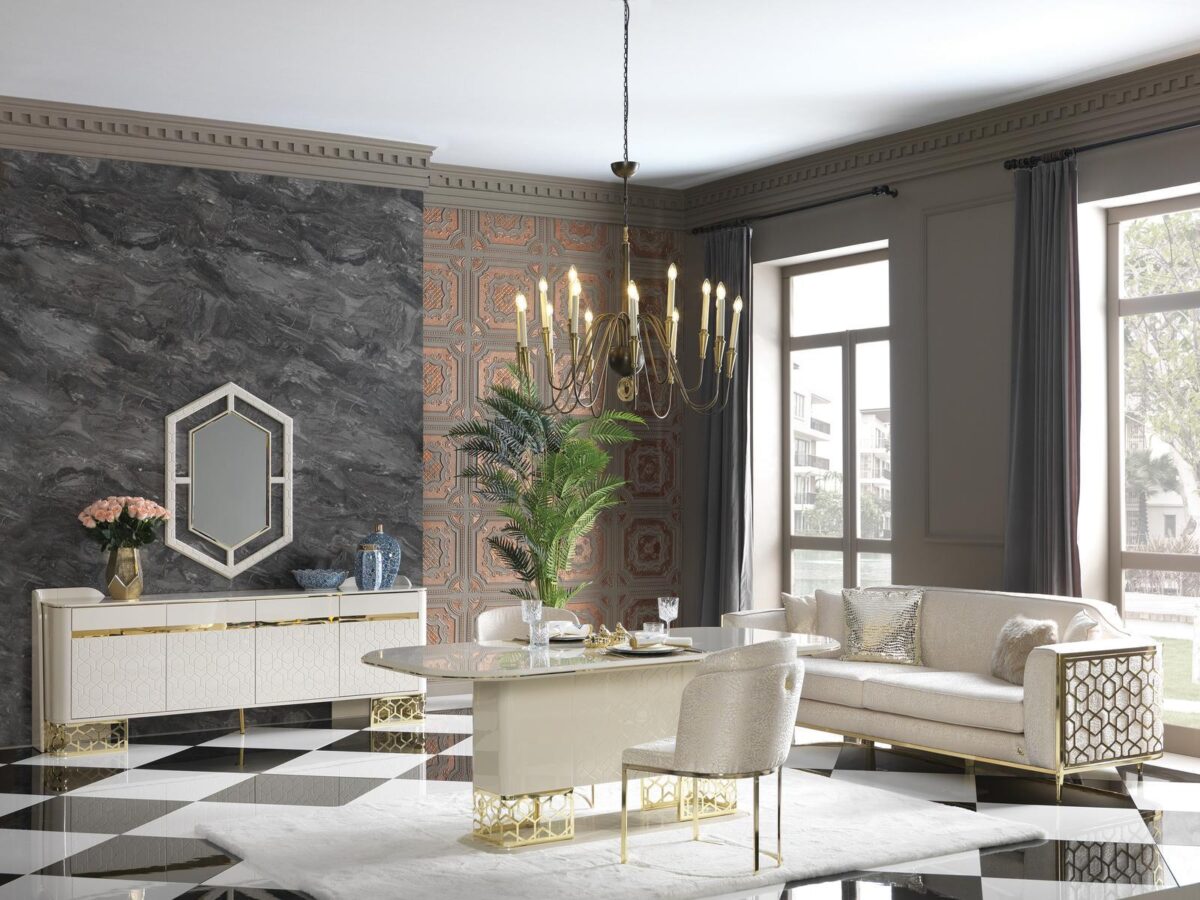 Fendi Lüks Yemek Odası Takımı | Luxe Life